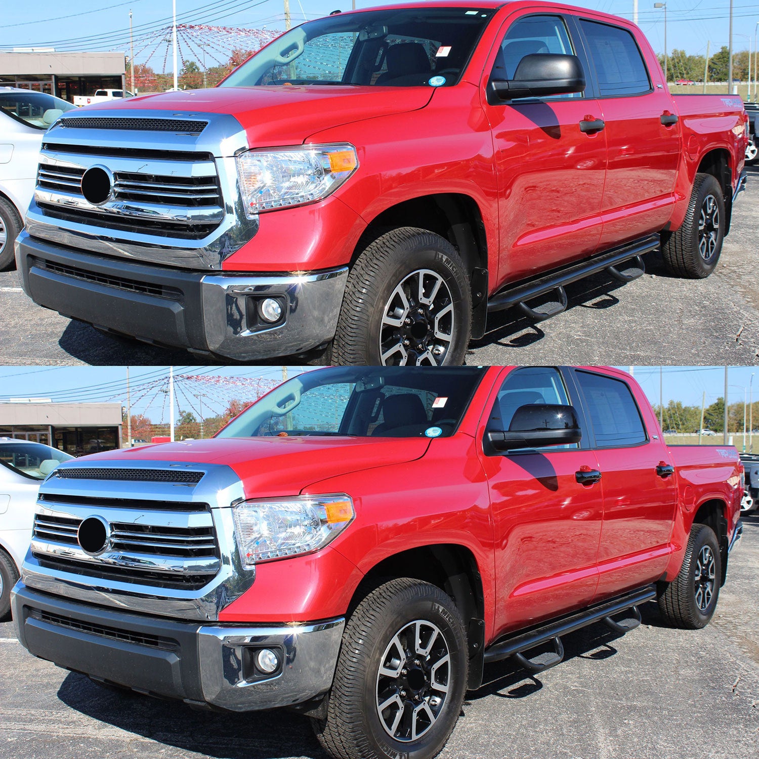 2007-2022 Toyota Tundra / Sequoia Door Handle Cover Gloss Black 9Pcs ABS Plastic