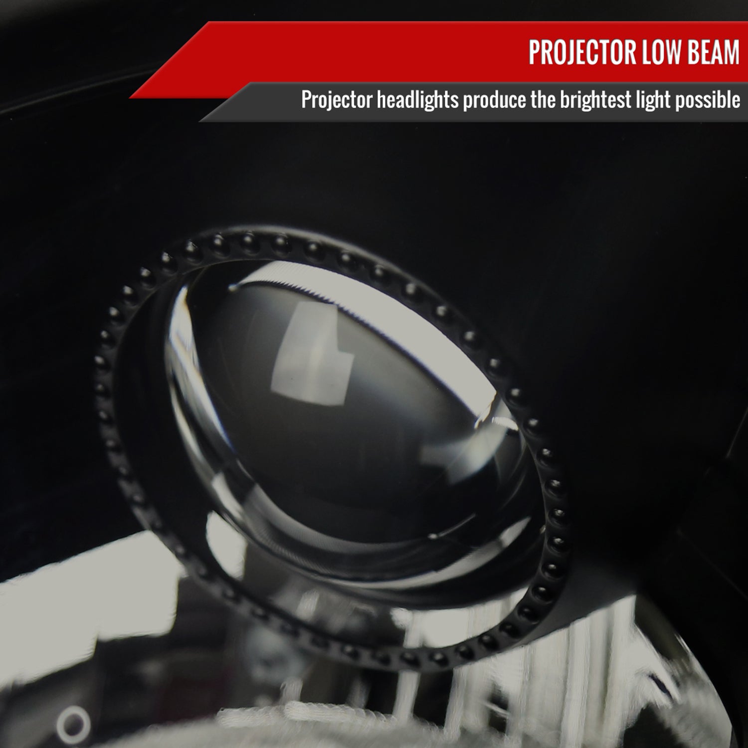 2003-2005 Nissan 350Z Projector Headlights SMD LED Light Strip Black/Smoke