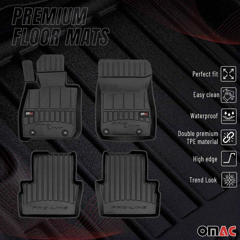 2016-2023 Mazda CX-3 Premium Floor Mats Liners Full Set All Weather Heavy Duty