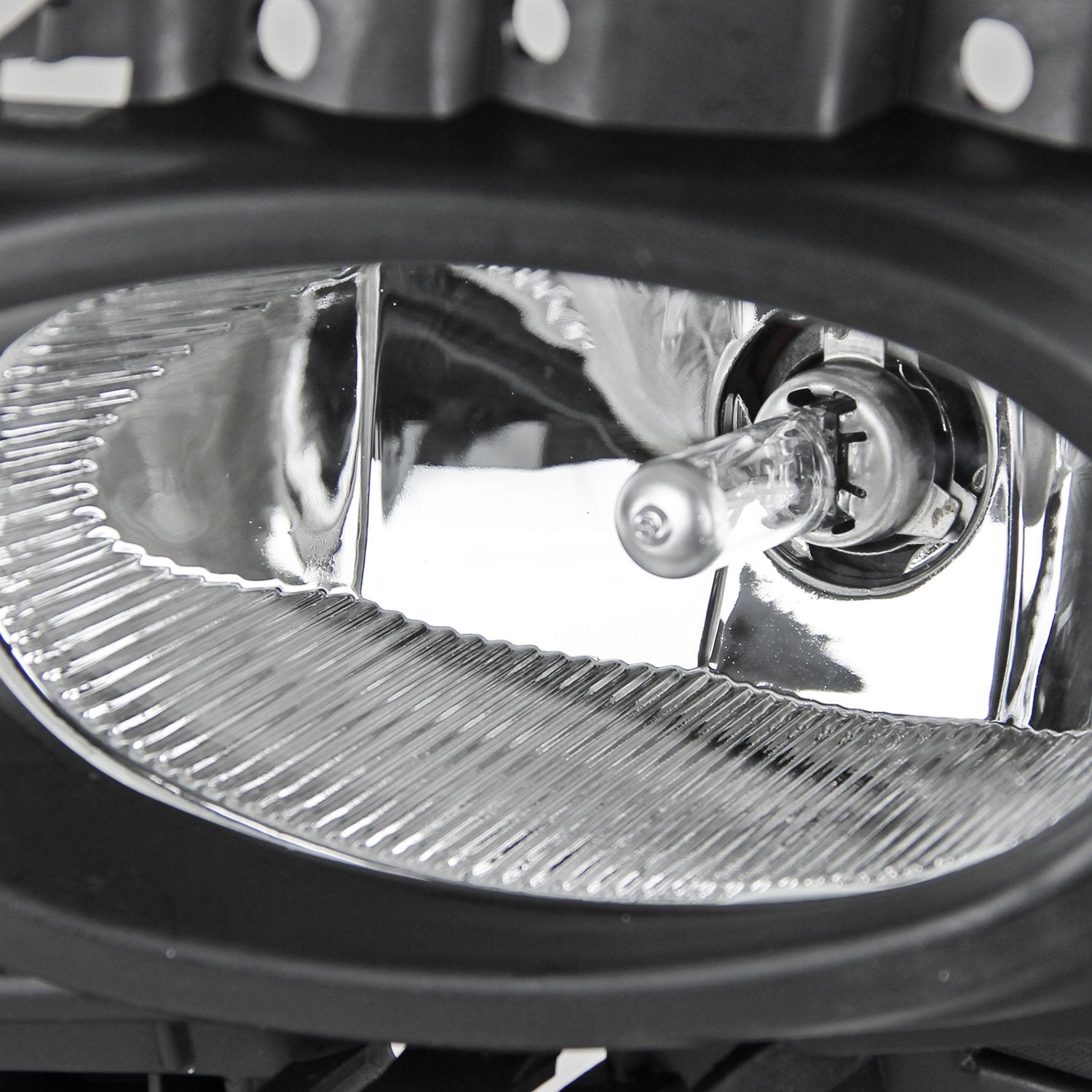 2007-2009 Mazda 3 Sedan H11 Fog Lights Kit Chrome Housing/Clear Lens