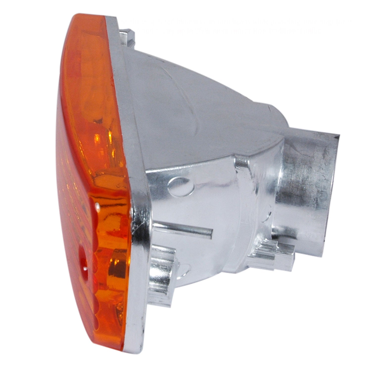 1990-1991 Acura Integra Bumper Lights Chrome Housing/Amber Lens