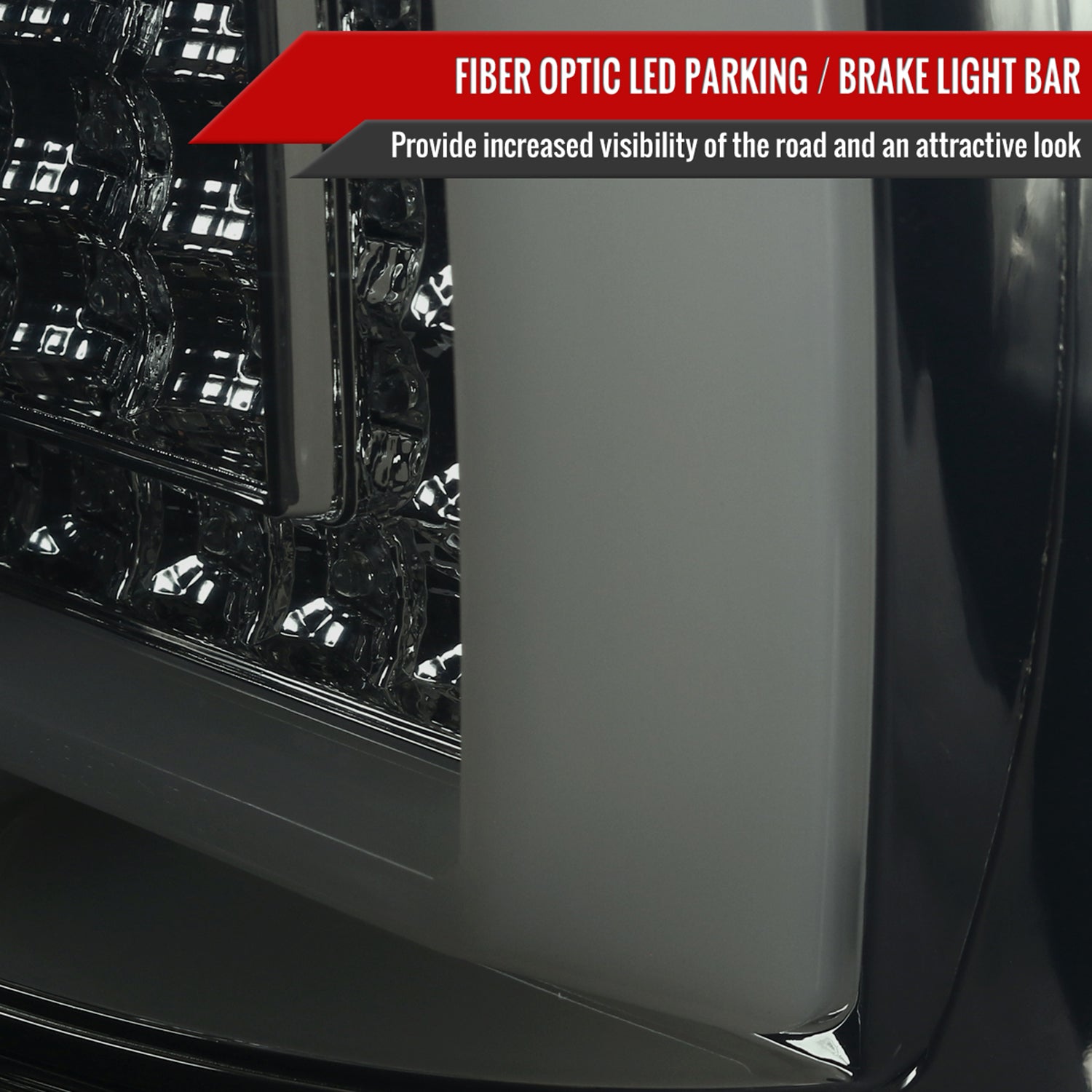 2000-2006 Chevy Suburban/Tahoe/Yukon/Yukon XL LED C Bar Tail Lights Smoke