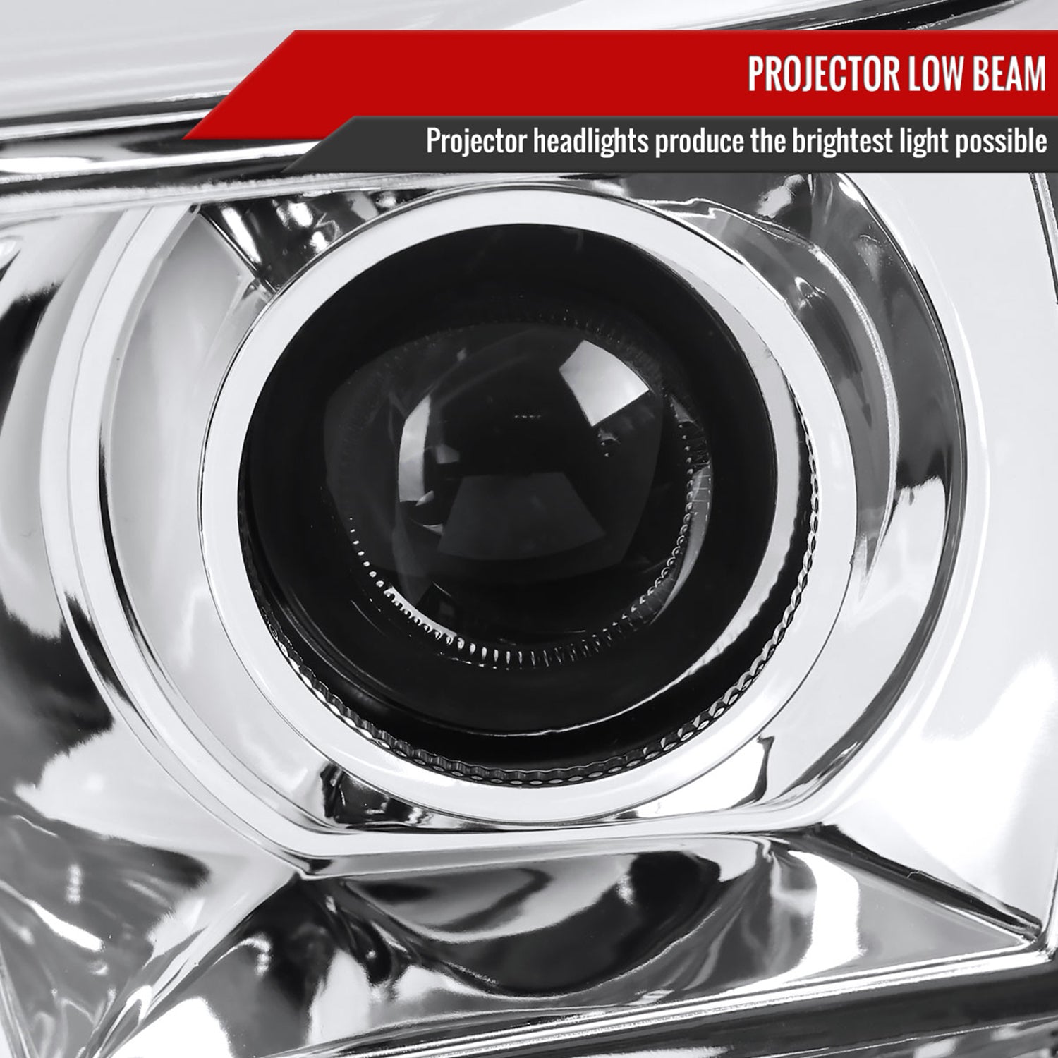 2007-2013 GMC Sierra 1500 1500HD 2500HD 3500HD LED C-Bar Headlights Chrome