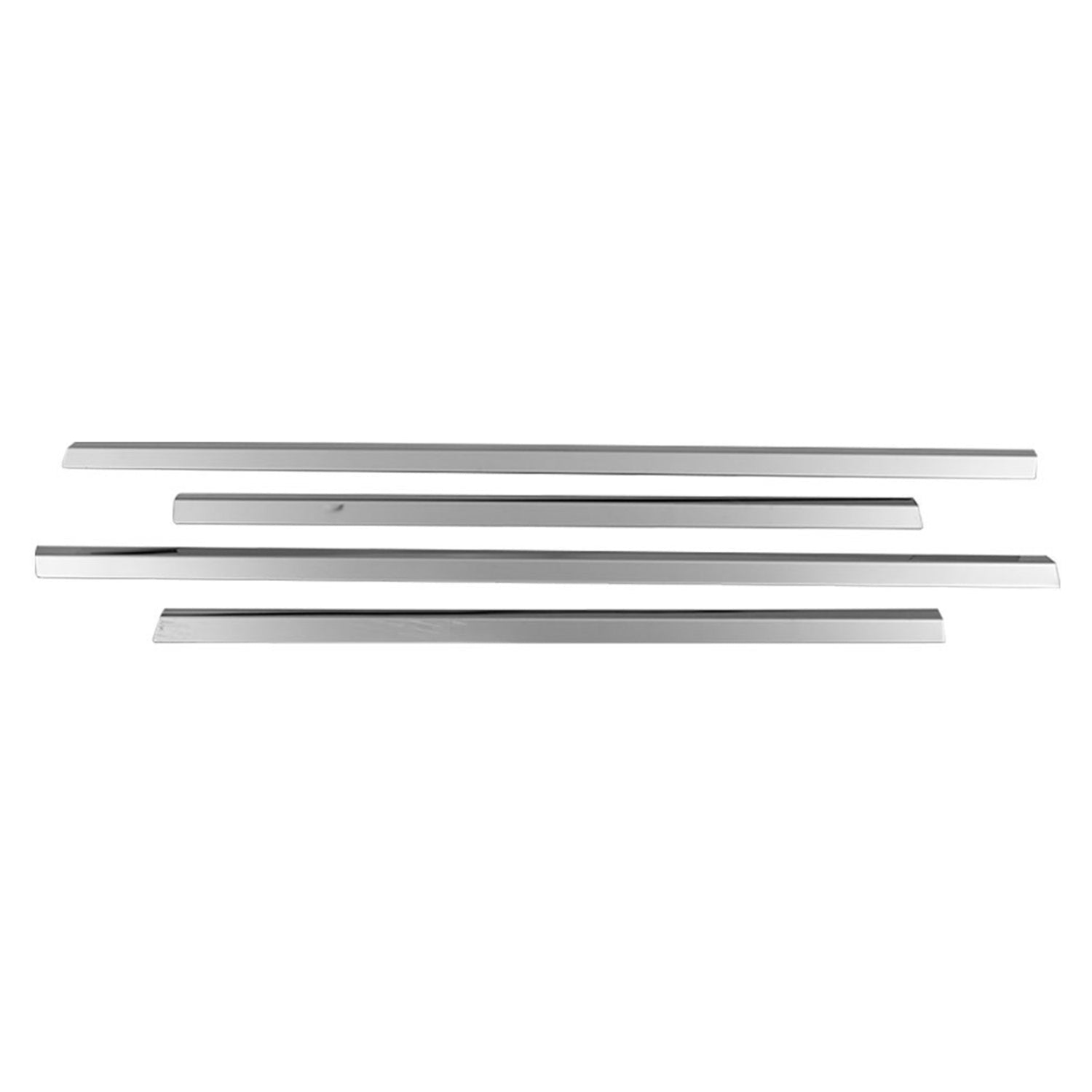 1997-2005 Mercedes M ML Class W163 Window Molding Trim Streamer S. Steel 4x