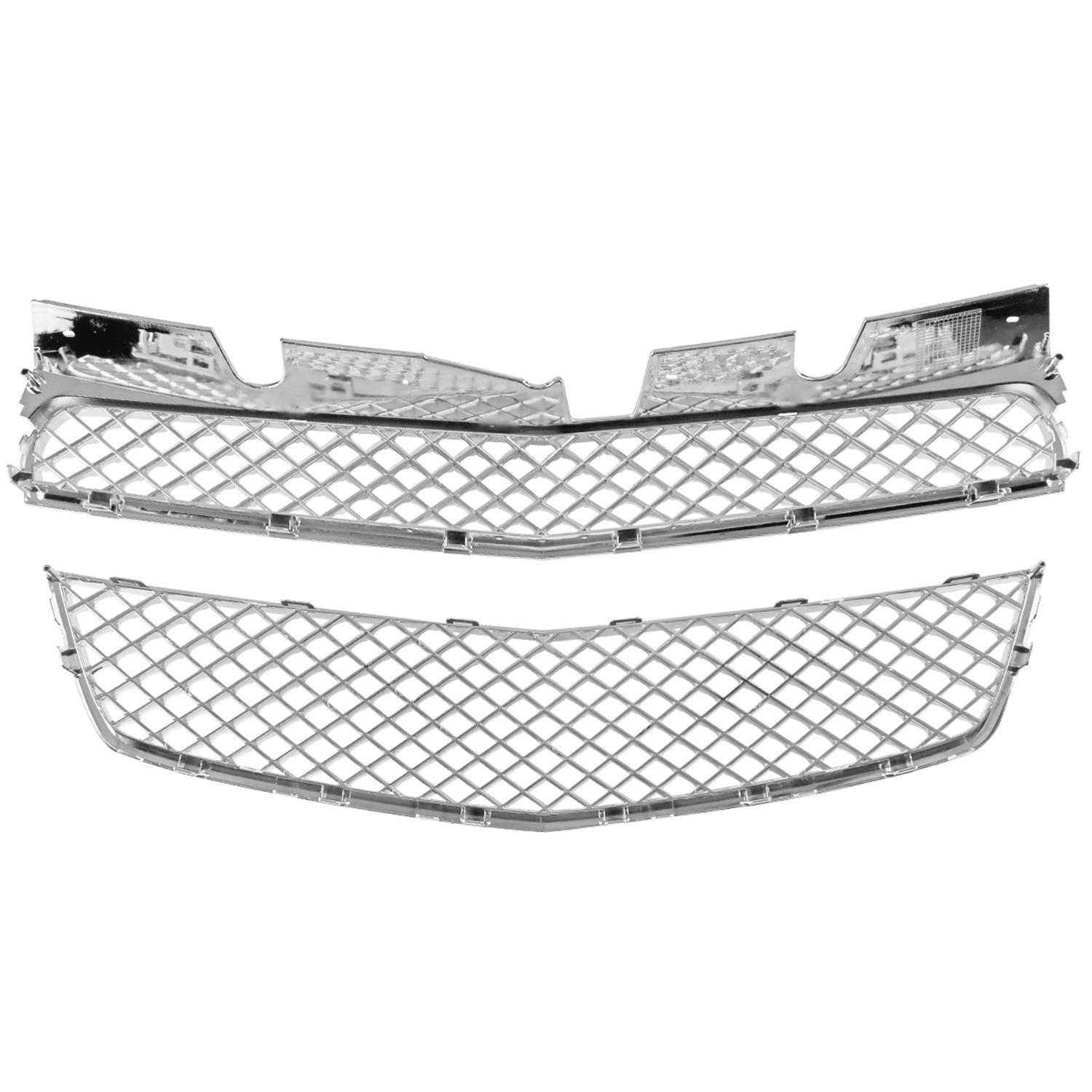 2010-2015 Chevrolet Equinox Chrome ABS 2PC Mesh Grille