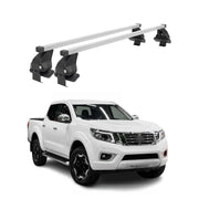 2016-2020 Nissan NP300 Navara Roof Rack Cross Bars Silver