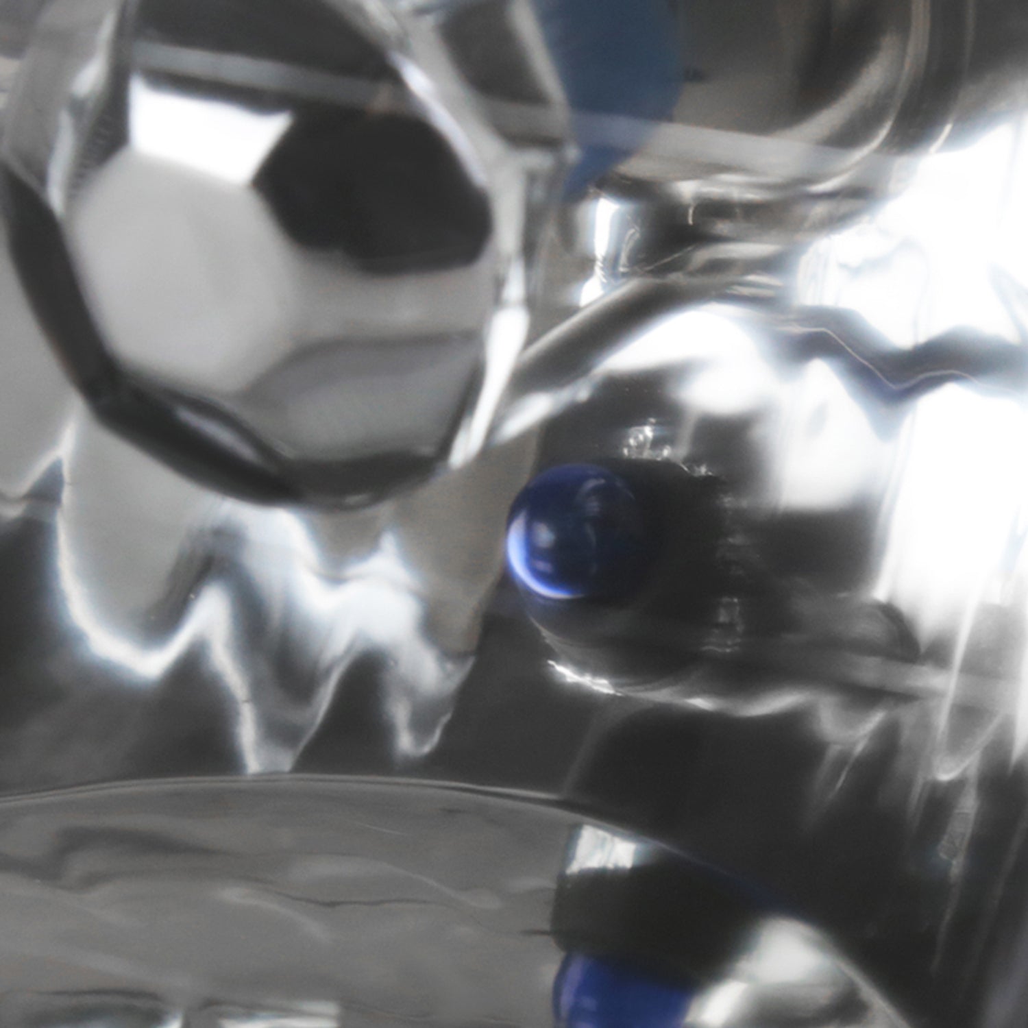 Universal 7"x6" H4 Crystal Headlights Chrome Housing/Glass Lens