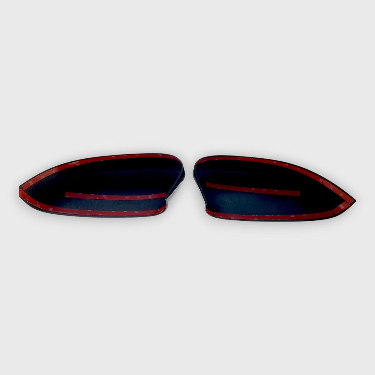 2013-2019 Ford Taurus Mirror Cover Caps Gloss Black 2Pcs ABS Plastic