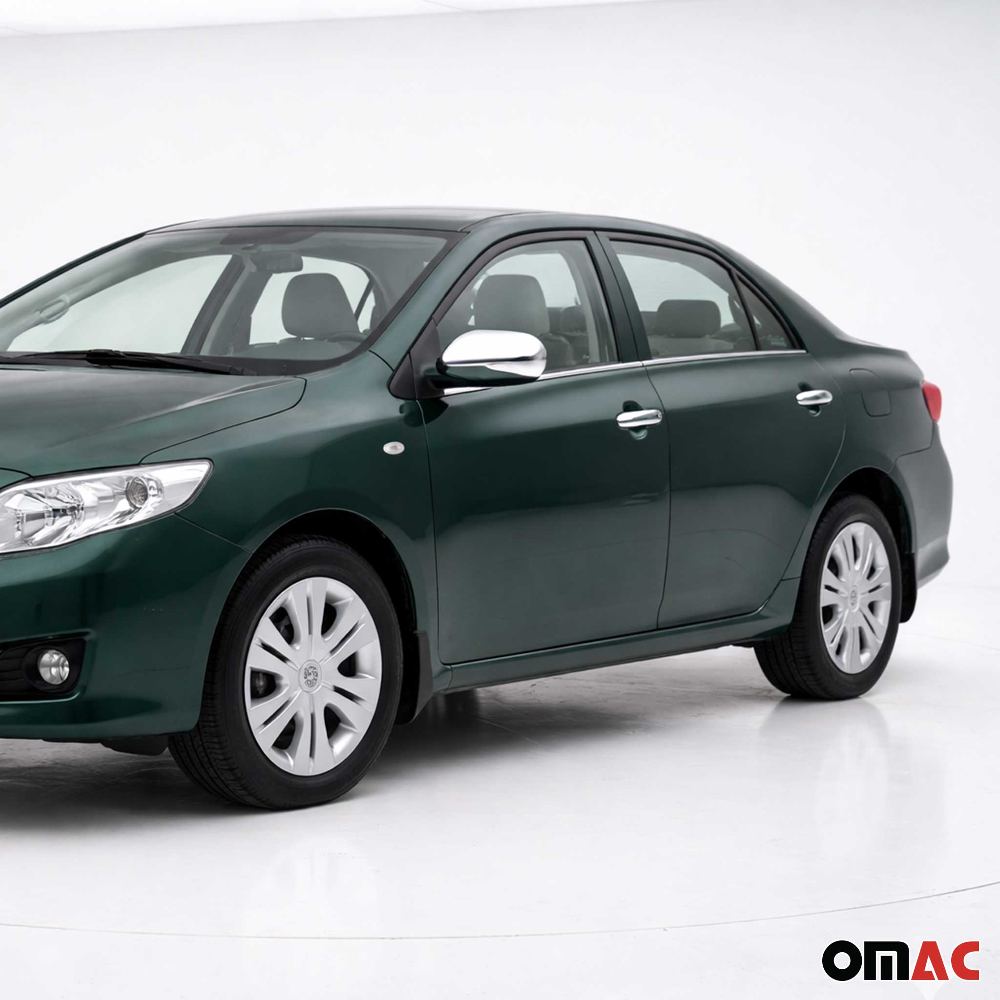 2008-2013 Toyota Highlander Door Handle Cover Protector S.Steel Chrome 8Pcs