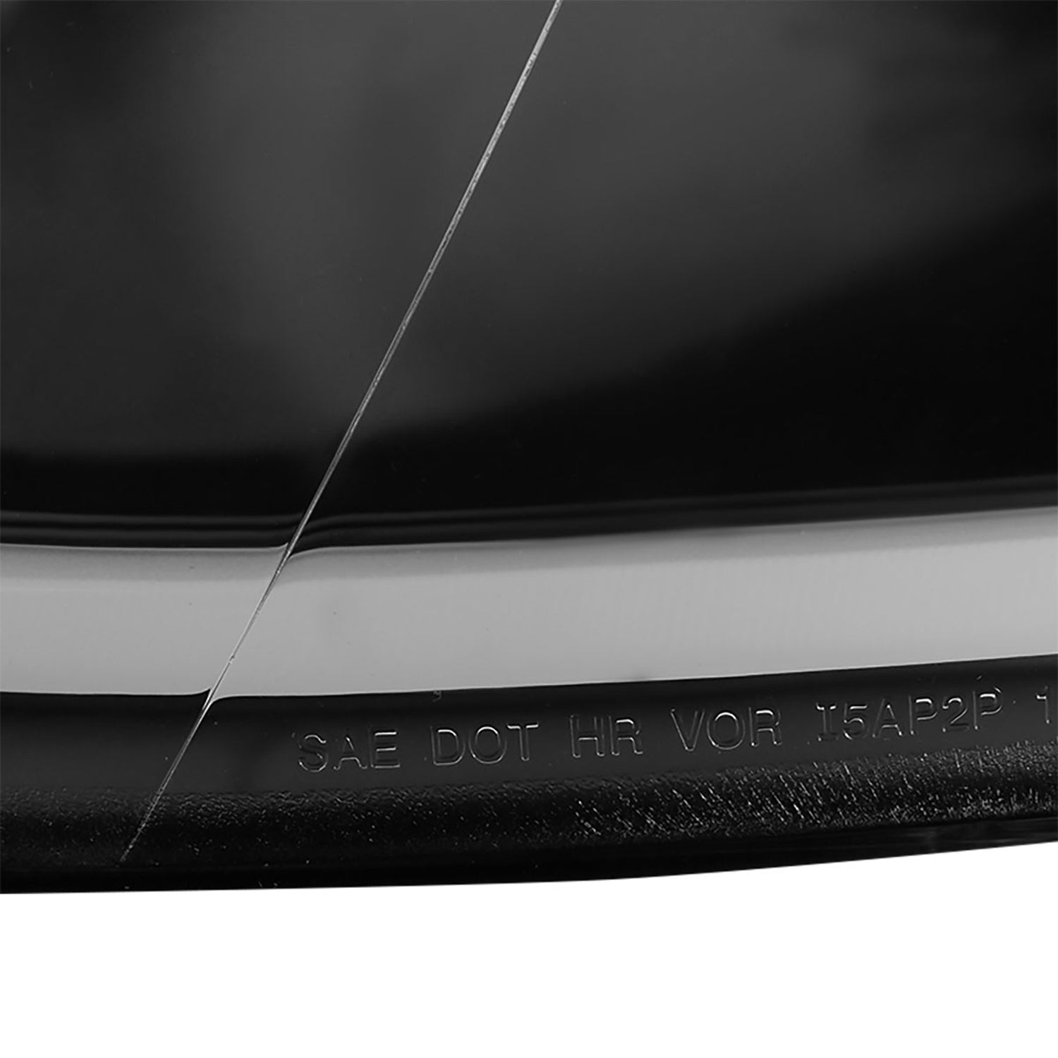 2011-2013 Hyundai Elantra LED Bar Projector Headlights Matte Black/Clear Lens