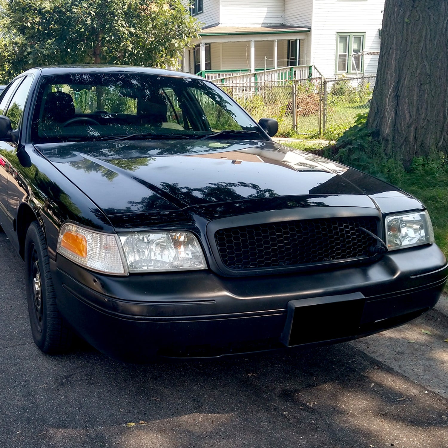 1998-2011 Ford Crown Victoria Factory Style Headlights Chrome/Clear Lens
