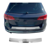2012-2014 VW Passat B7 Wagon Rear Bumper Guard Stainless Steel Brushed