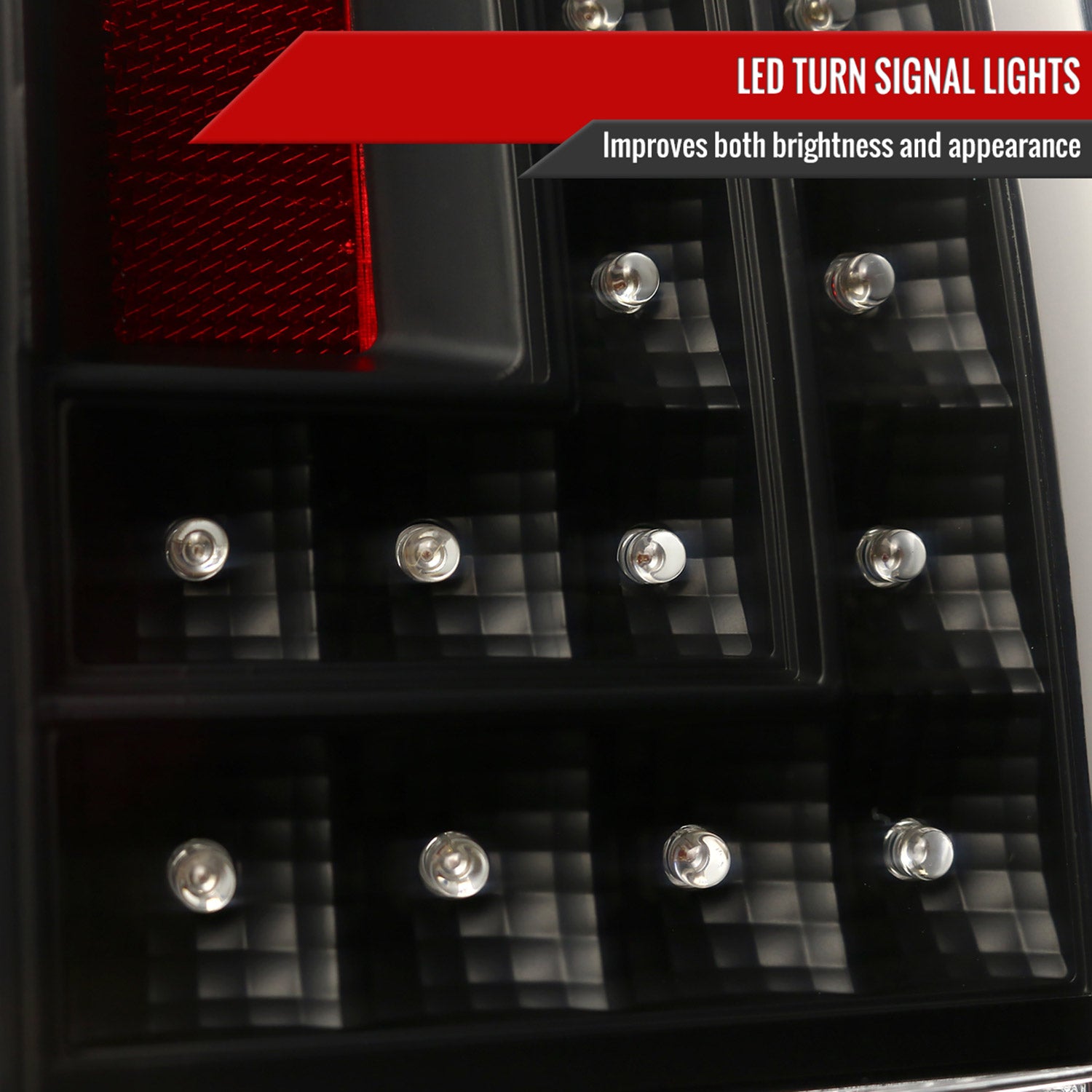 2015-2020 GMC Yukon/Yukon XL LED Tail Lights Matte Black Housing/Clear Lens