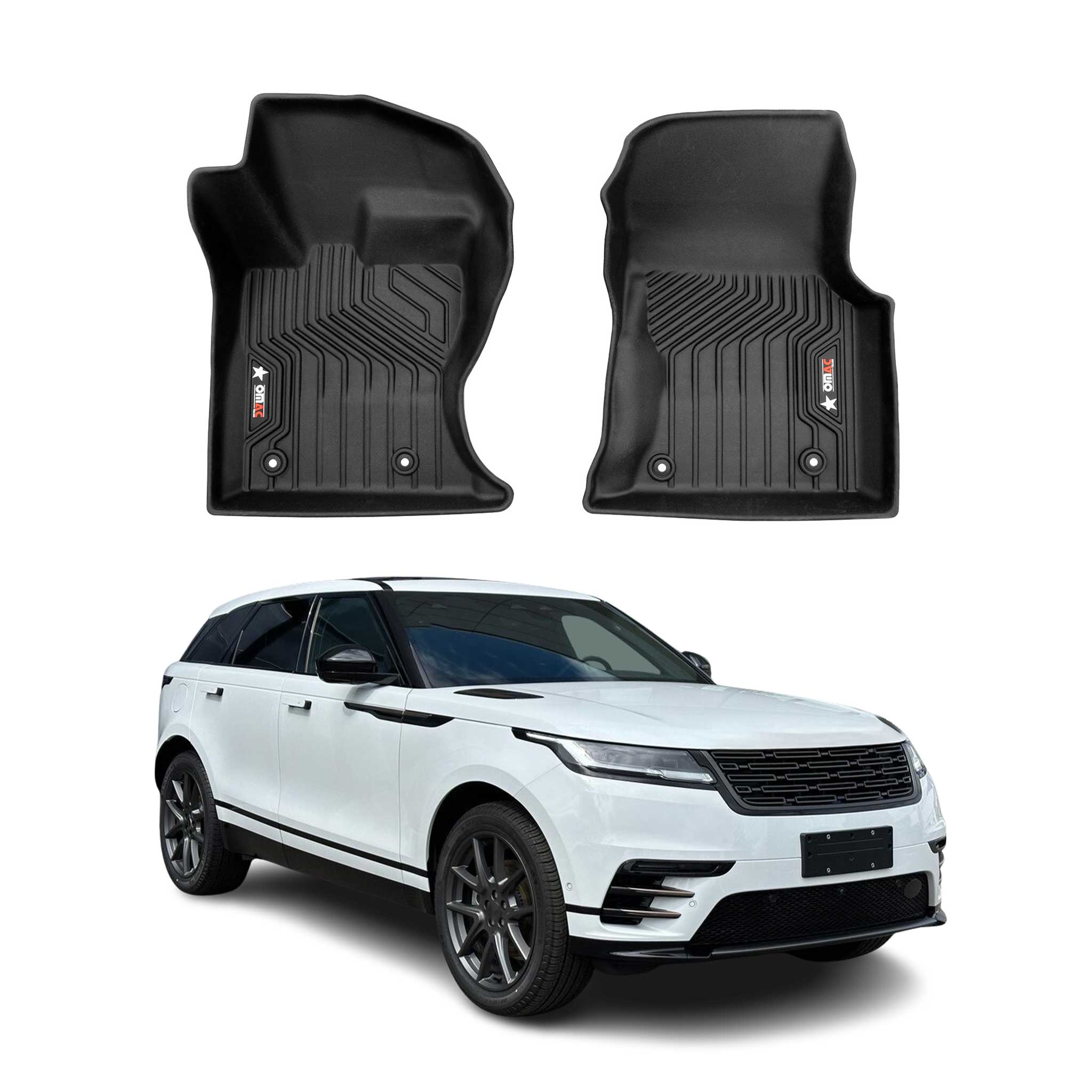 2018-2026 Land Rover Range Rover Velar Premium Floor Mats Liners First Row Front