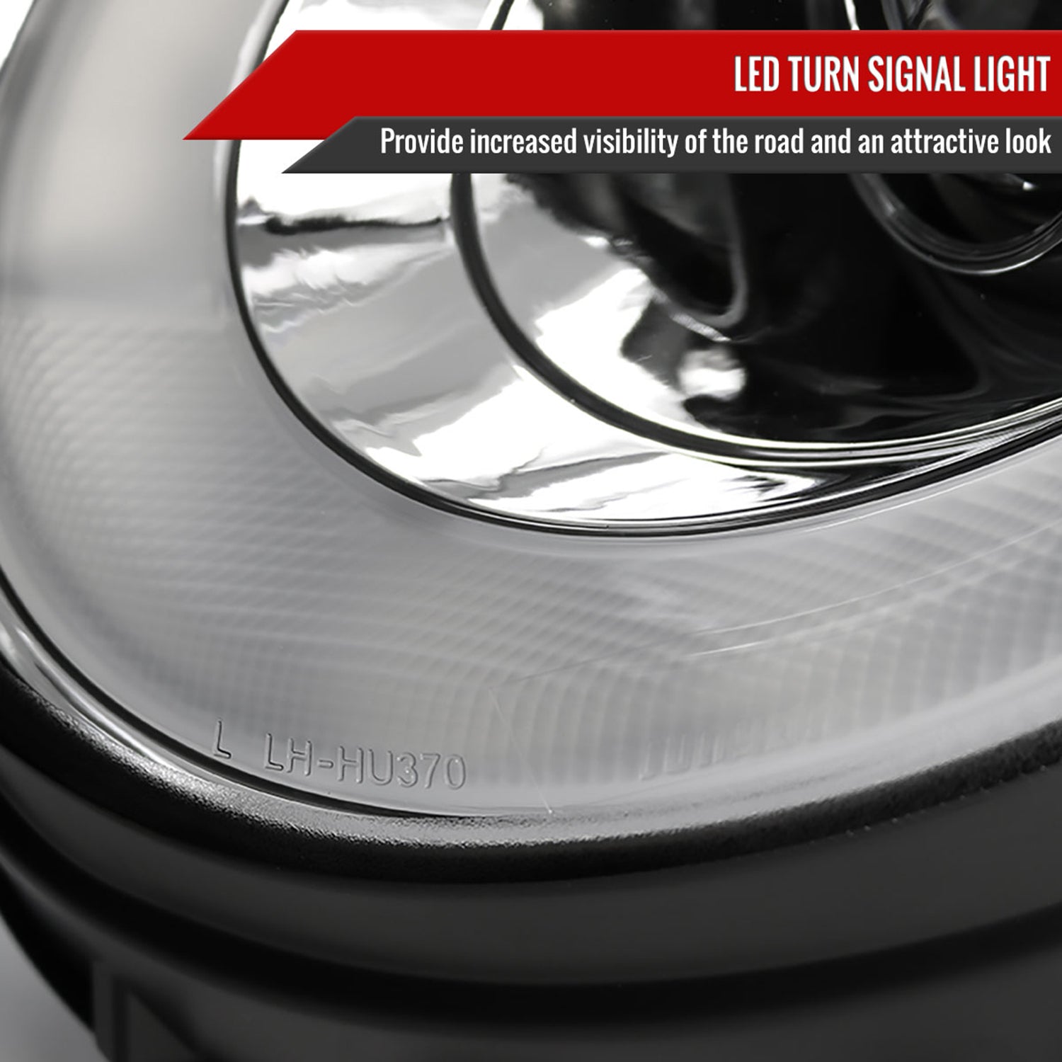 2007-2015 Mini Cooper R55 R56 R57 R58 R59 Headlights LED Bar Signal Chrome