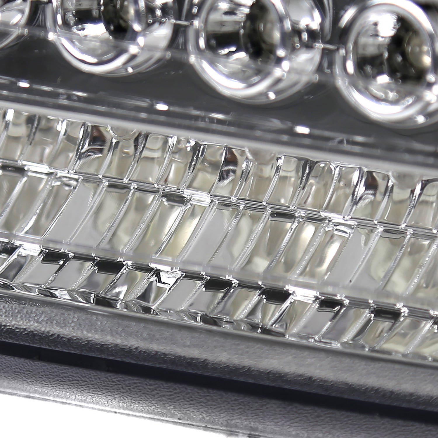 1999-2002 Chevy Silverado/ Tahoe/Suburban Dual Halo Headlights LED Chrome