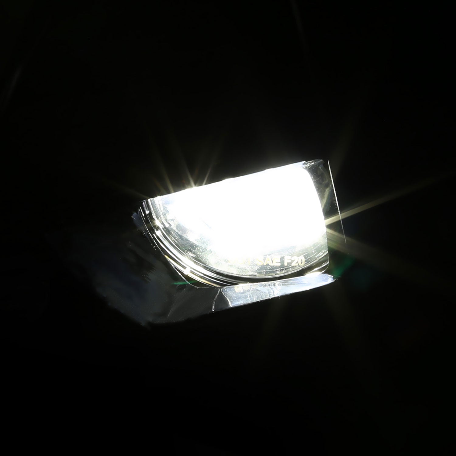 2019-2021 Nissan Murano LED Fog Lights Kit Chrome Housing/Clear Lens