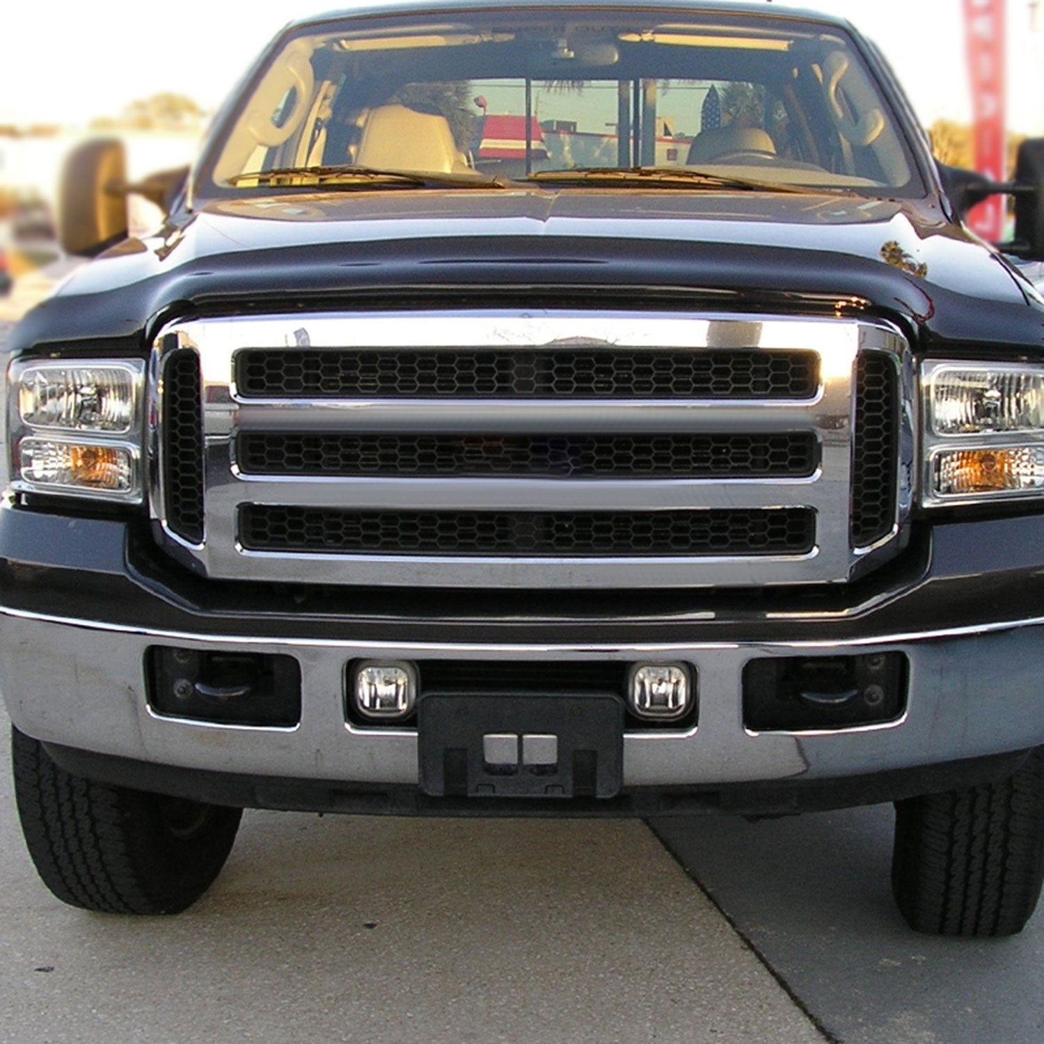 2005-2007 Ford F-250/F-350/Excursion H10 Fog Lights Chrome/Clear Lens