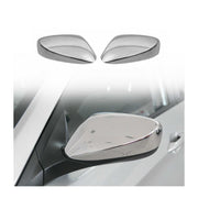 2011-2016 Hyundai Elantra Side Mirror Cover Caps Stainless Steel Silver 2 Pcs