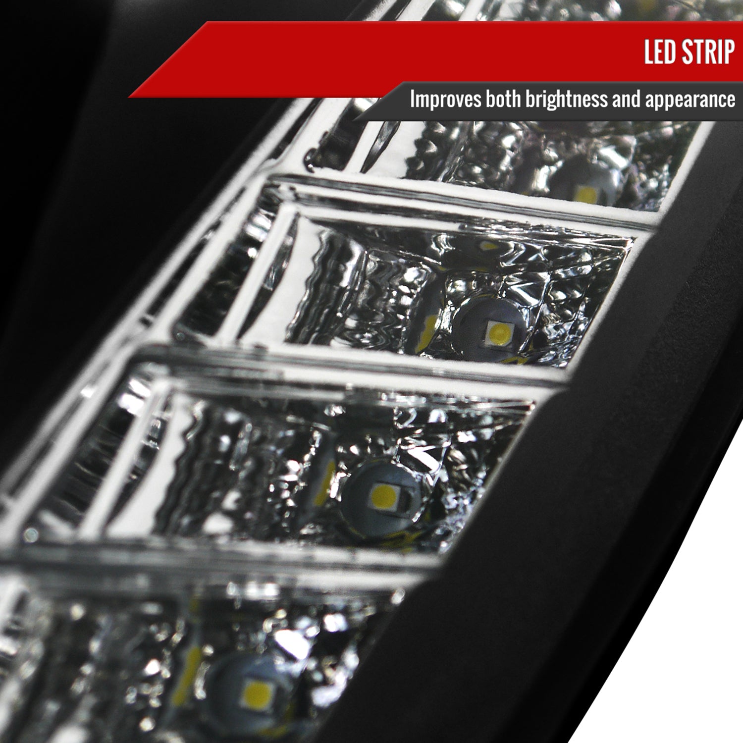 2005-2006 Infiniti G35 Sedan Halo Projector Headlights SMD LED Light Black