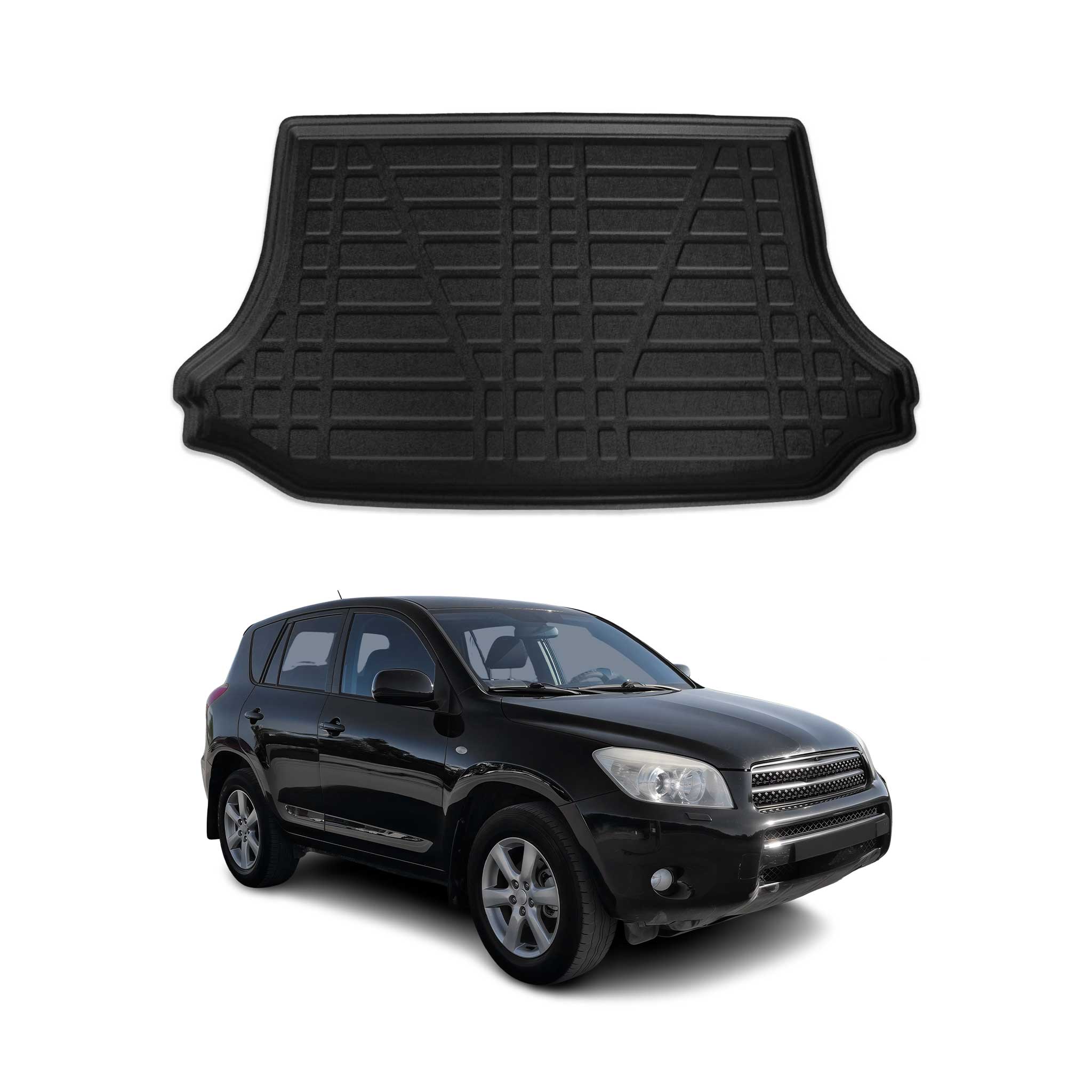 2006-2012 Toyota RAV4 Cargo Liner Trunk Mat All Weather Black