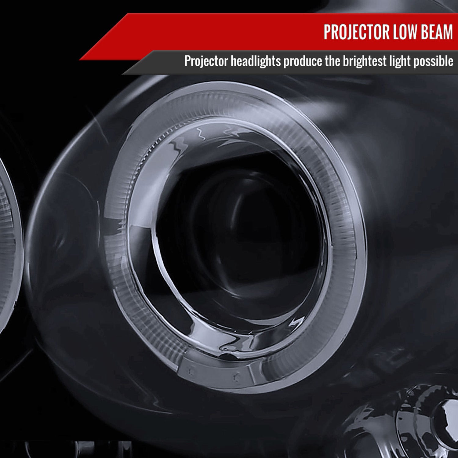 2004-2008 Ford F-150/ 06-2008 Lincoln Mark LT Dual Halo Headlights Smoke