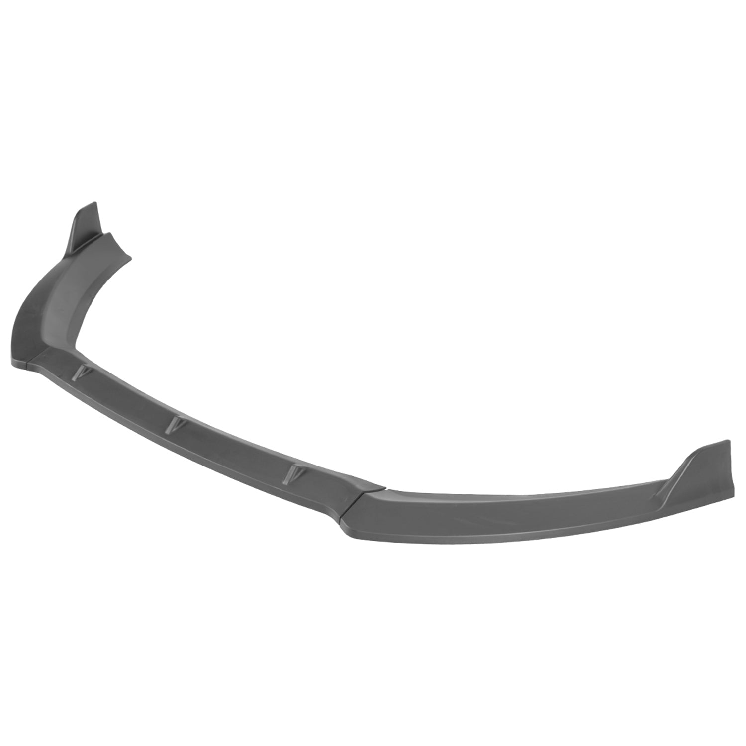 2014-2019 Ford Fiesta Matte Black 3Pcs Front Bumper Lip Splitter Kit