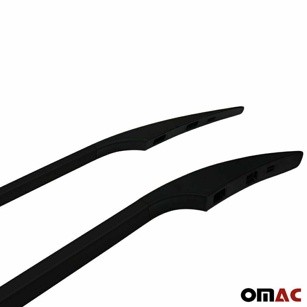 Roof Rack Side Rails for Mercedes Metris 2016-2024 Long Black Alu 2Pcs