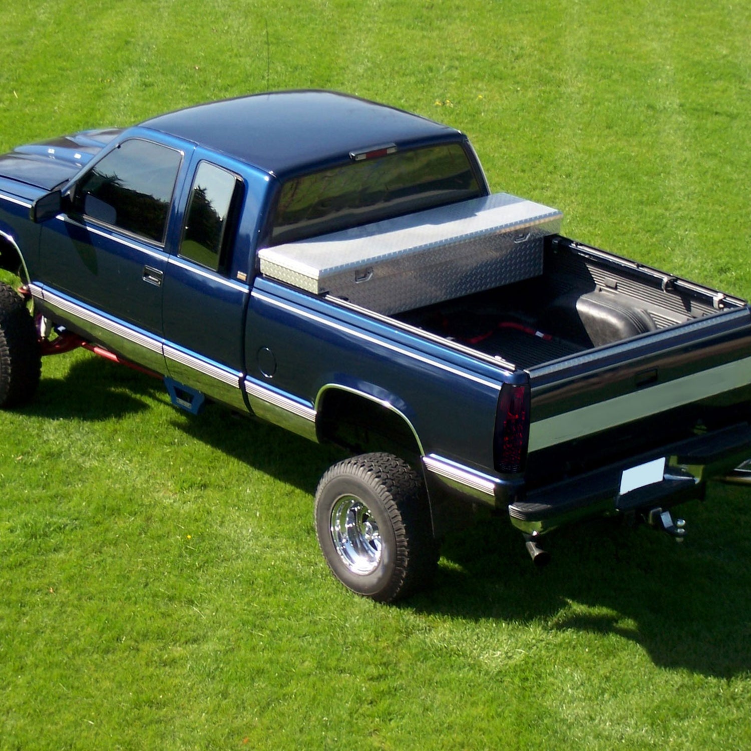 1988-2000 Chevy C10/Silverado/Tahoe/Suburban LED Tail Lights Chrome/Red Smoke