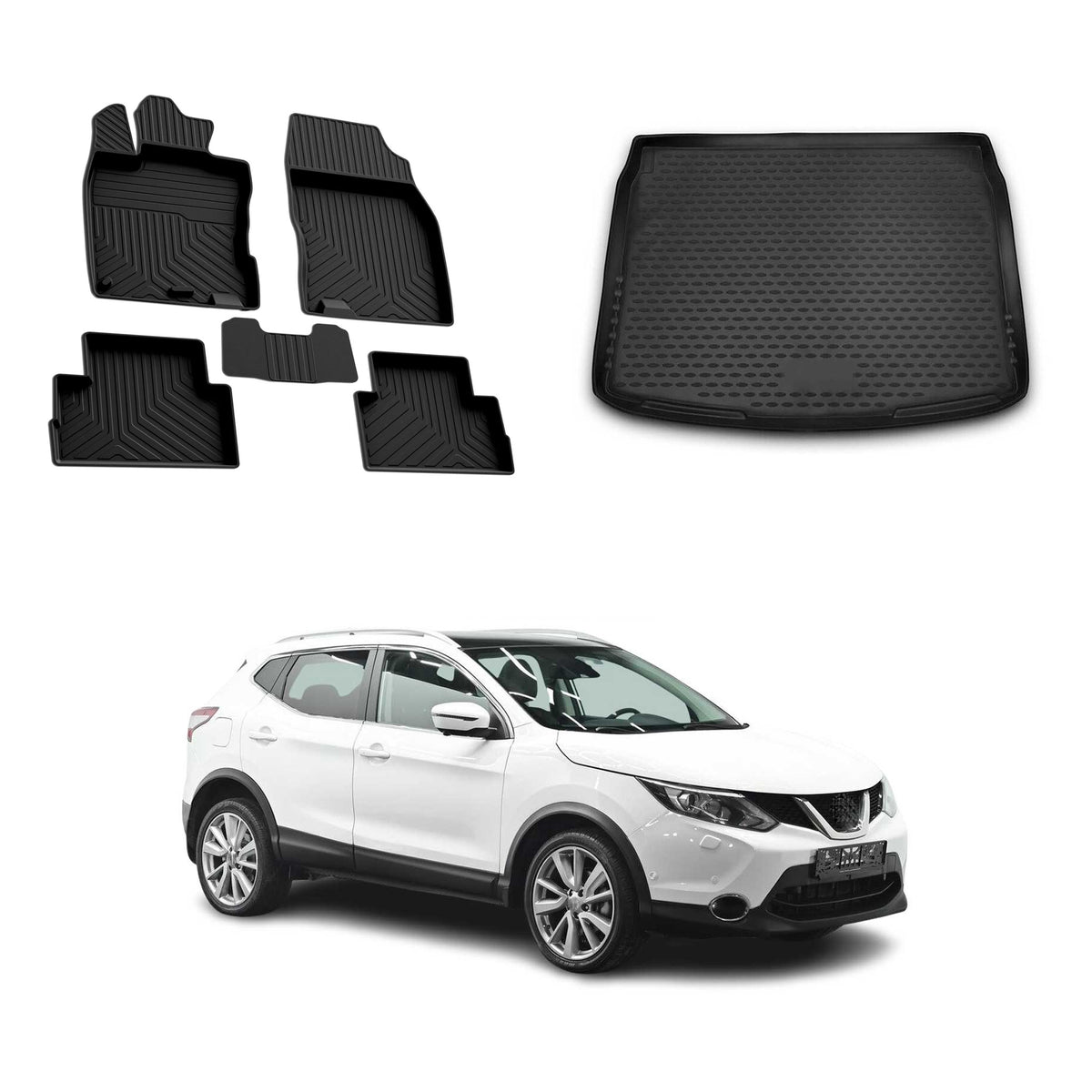 OMAC Floor Mats & Cargo Liners for Nissan Rogue Sport 2017-2022