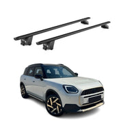 2024-2026 Mini Countryman Roof Rack Cross Bars Luggage Carrier Alu Black 2x