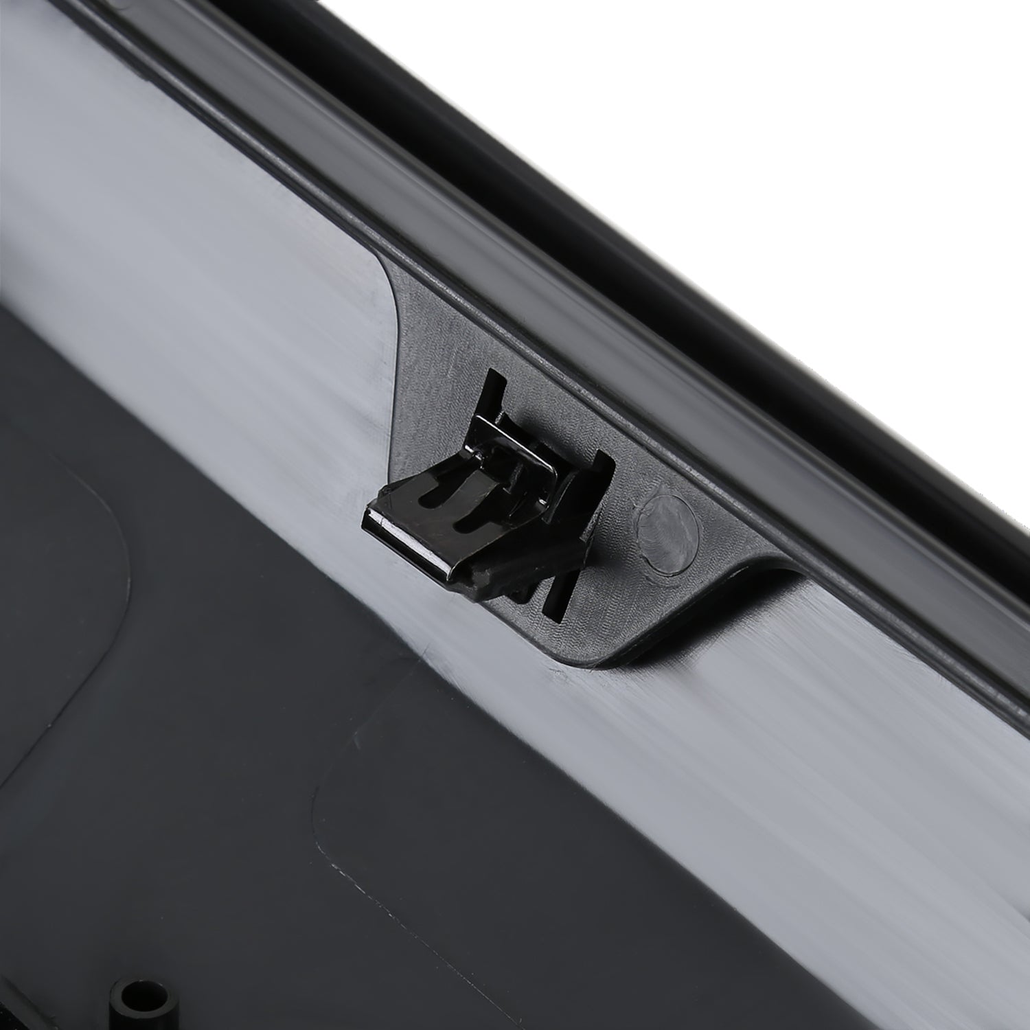 2009-2014 Ford F-150 Glossy Black ABS Rivet Style Grille w/ S.Steel Mesh