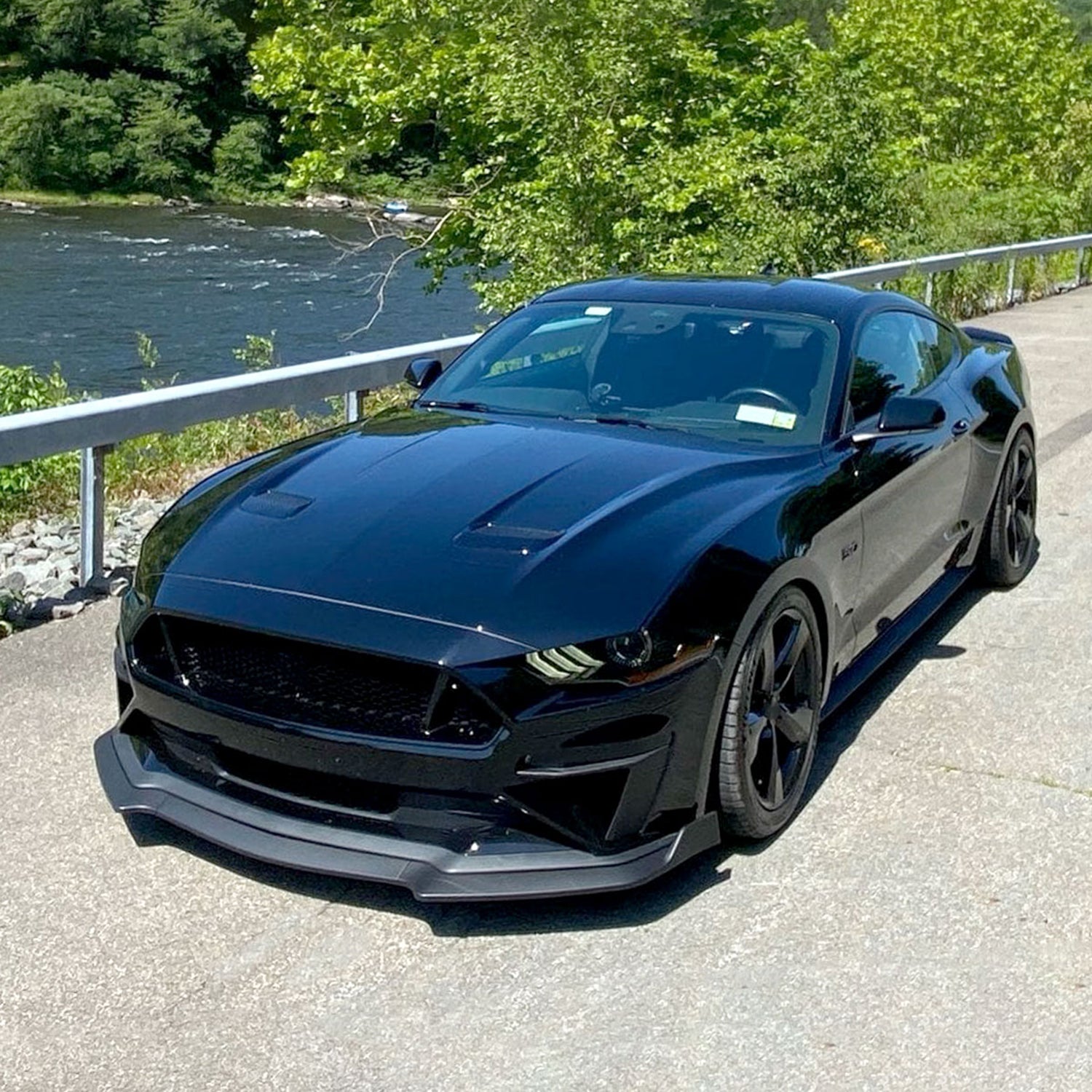 2018-2022 Ford Mustang GT/Ecoboost Front Bumper Fog Light Vent Canards Cover