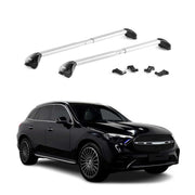 Roof Rack Cross Bars Carrier for Mercedes GLC Class X254 2023-2026 Alu Silver 2x