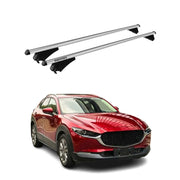 2020-2025 Mazda CX-30 Roof Rack Cross Bars Luggage Carrier Silver 2Pcs