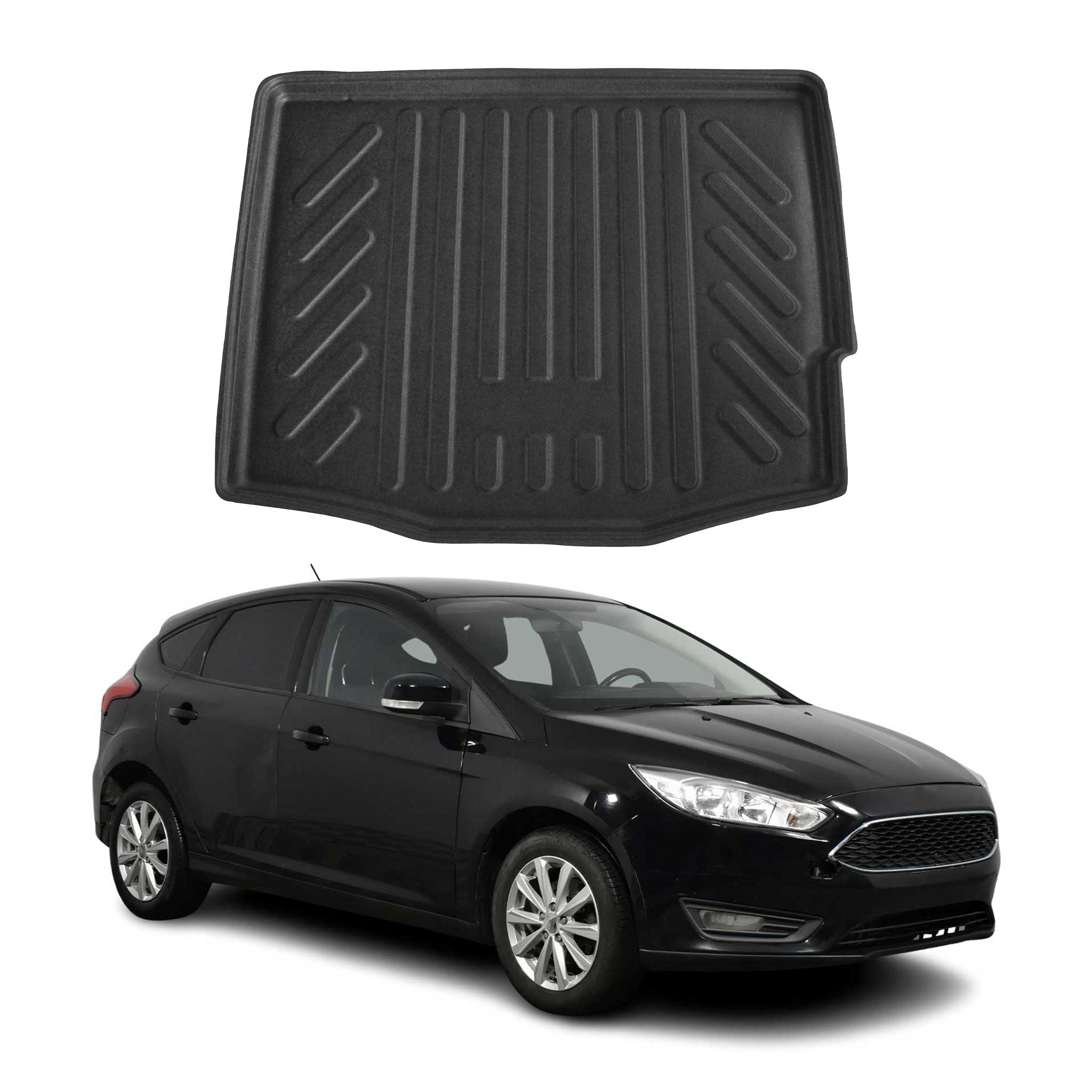2012-2018 Ford Focus Hatchback Cargo Liner Trunk Mat All Weather Black