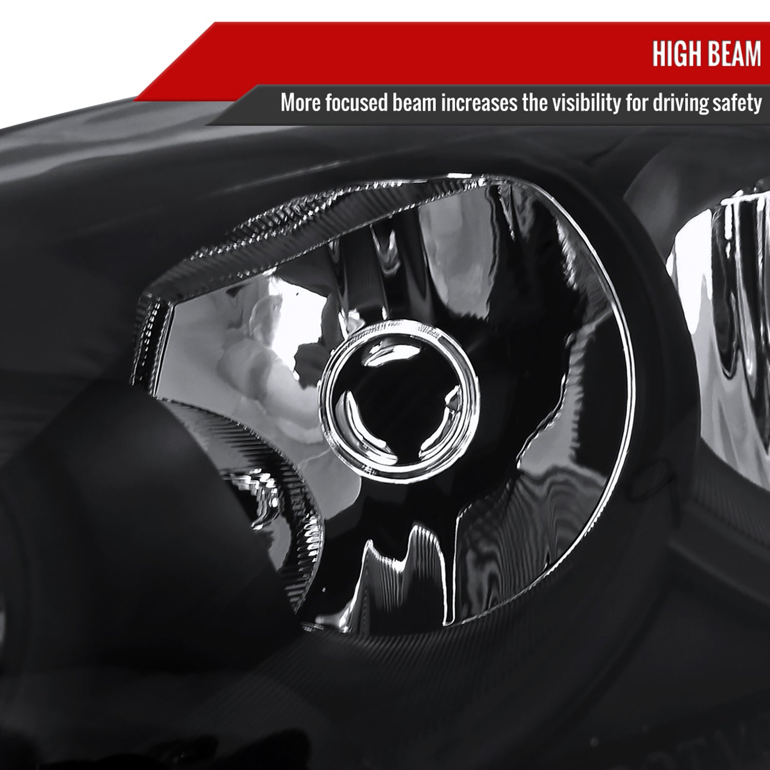 2006-2013 Chevy Impala / Impala Limited /Monte Carlo Headlights Amber & Black