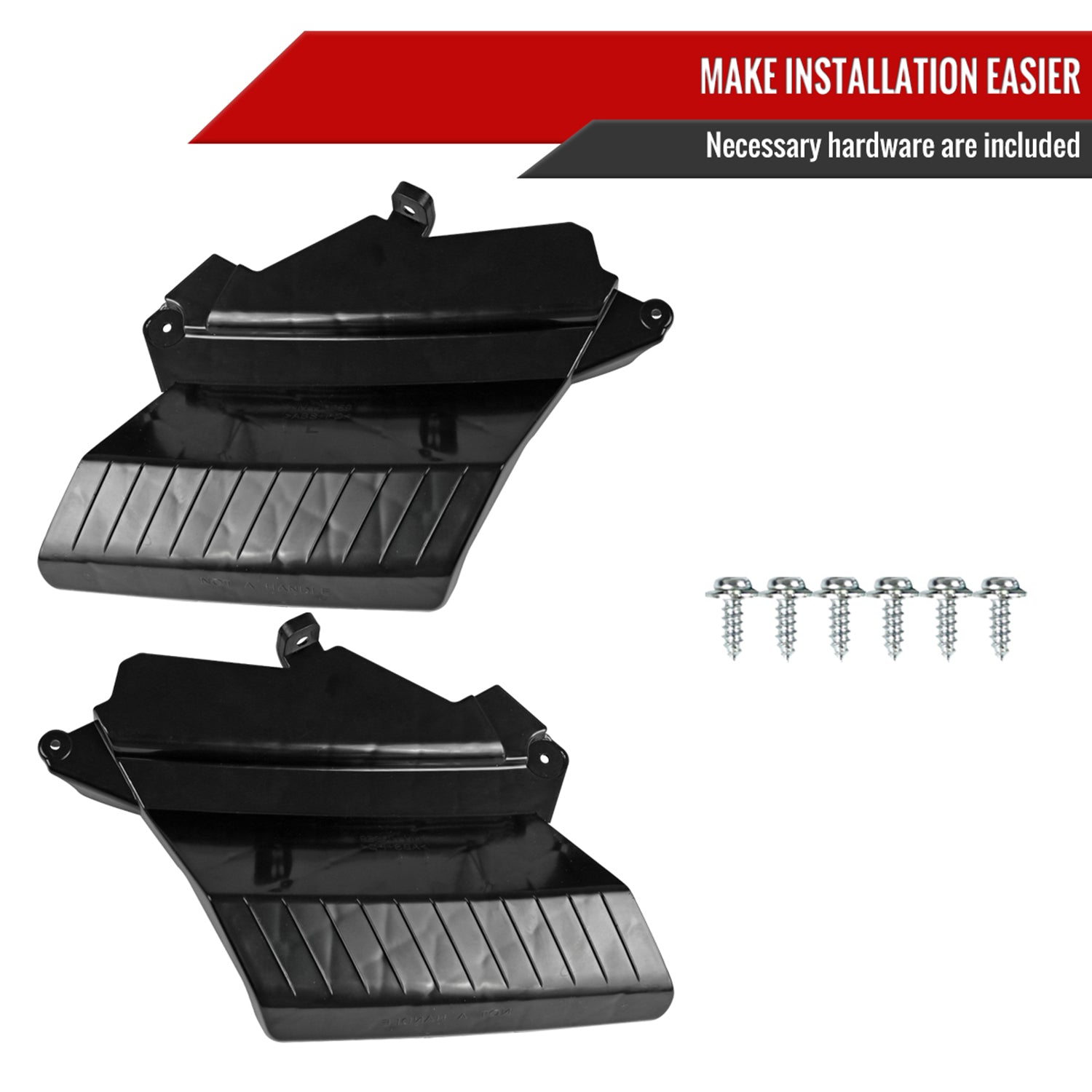 2011-2014 Dodge Charger Dual LED U-Bar Projector Headlights Glossy Black/Smoke