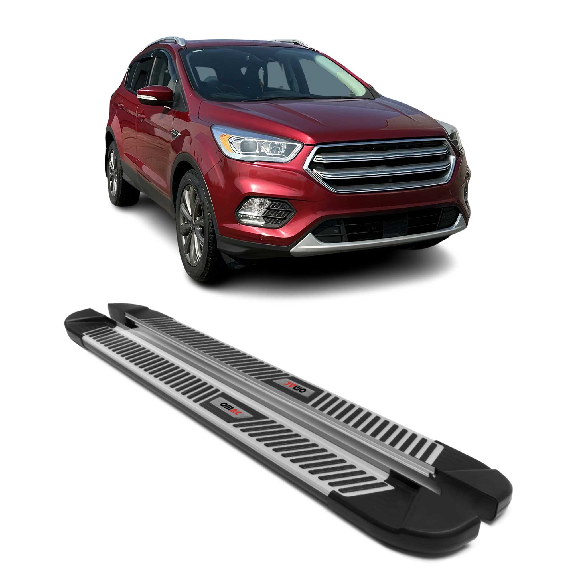 2013-2025 Ford Escape Nerf Bar Side Step Running Boards Alu 2x