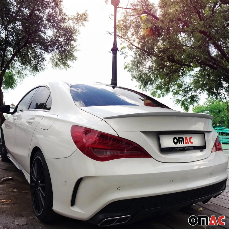 2013-2019 Mercedes CLA C117 Rear Trunk Spoiler Wing ABS White 1Pc