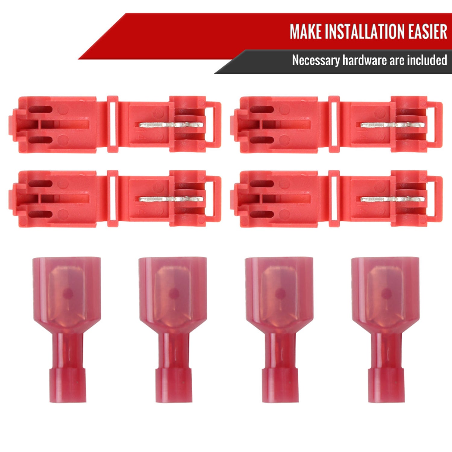 2009-2014 Ford F-150 LED Bar Factory Headlights Amber Reflectors Chrome