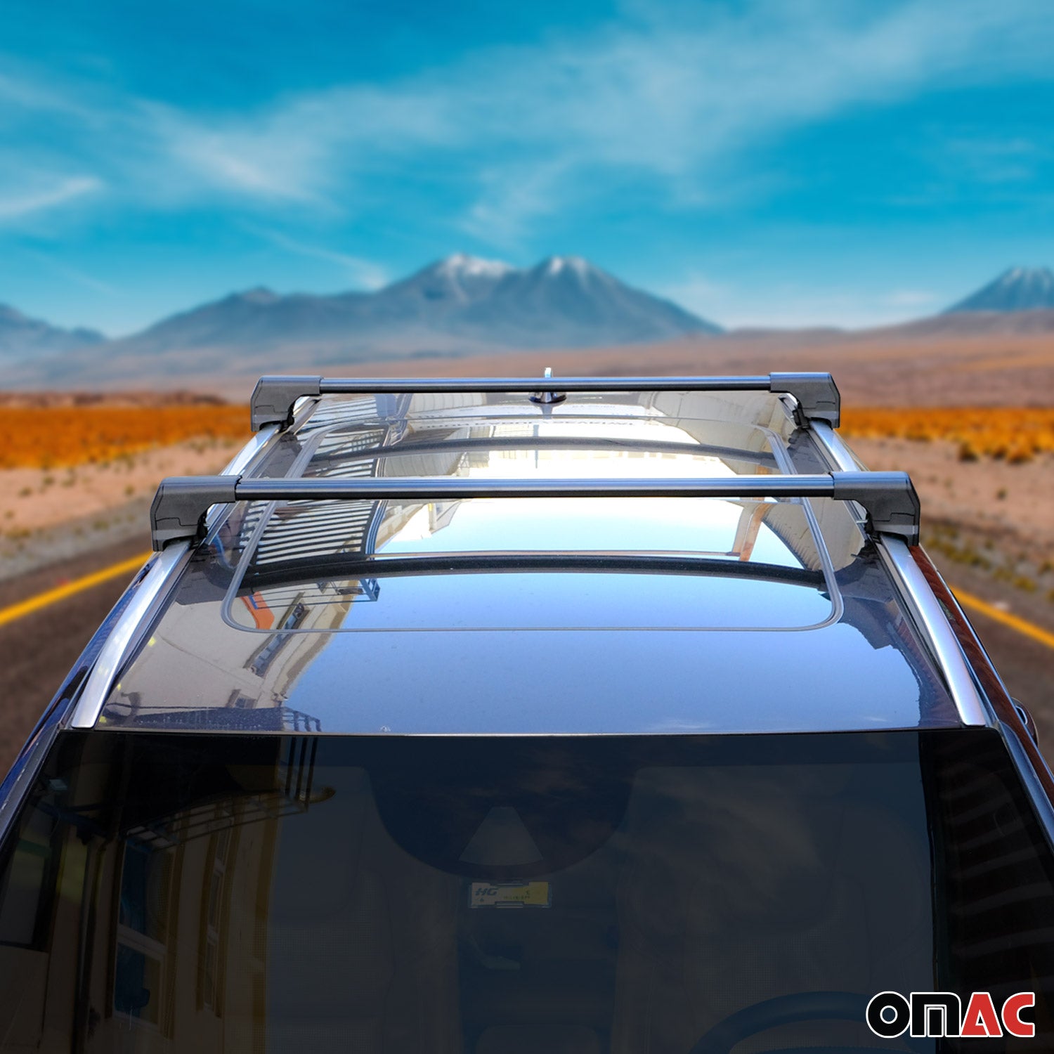 2027-2028 Kia Seltos Roof Rack Cross Bars Black Aluminium 2 Pcs