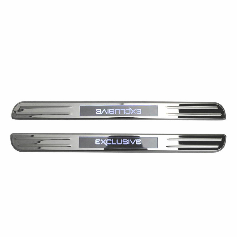 Mercedes CLK Class Door Sill Scuff Plate Scratch Exclusive Exclusive Steel 2Pcs