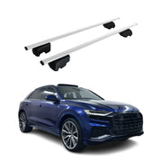 2019-2025 Audi Q8 Roof Rack Cross Bars Silver