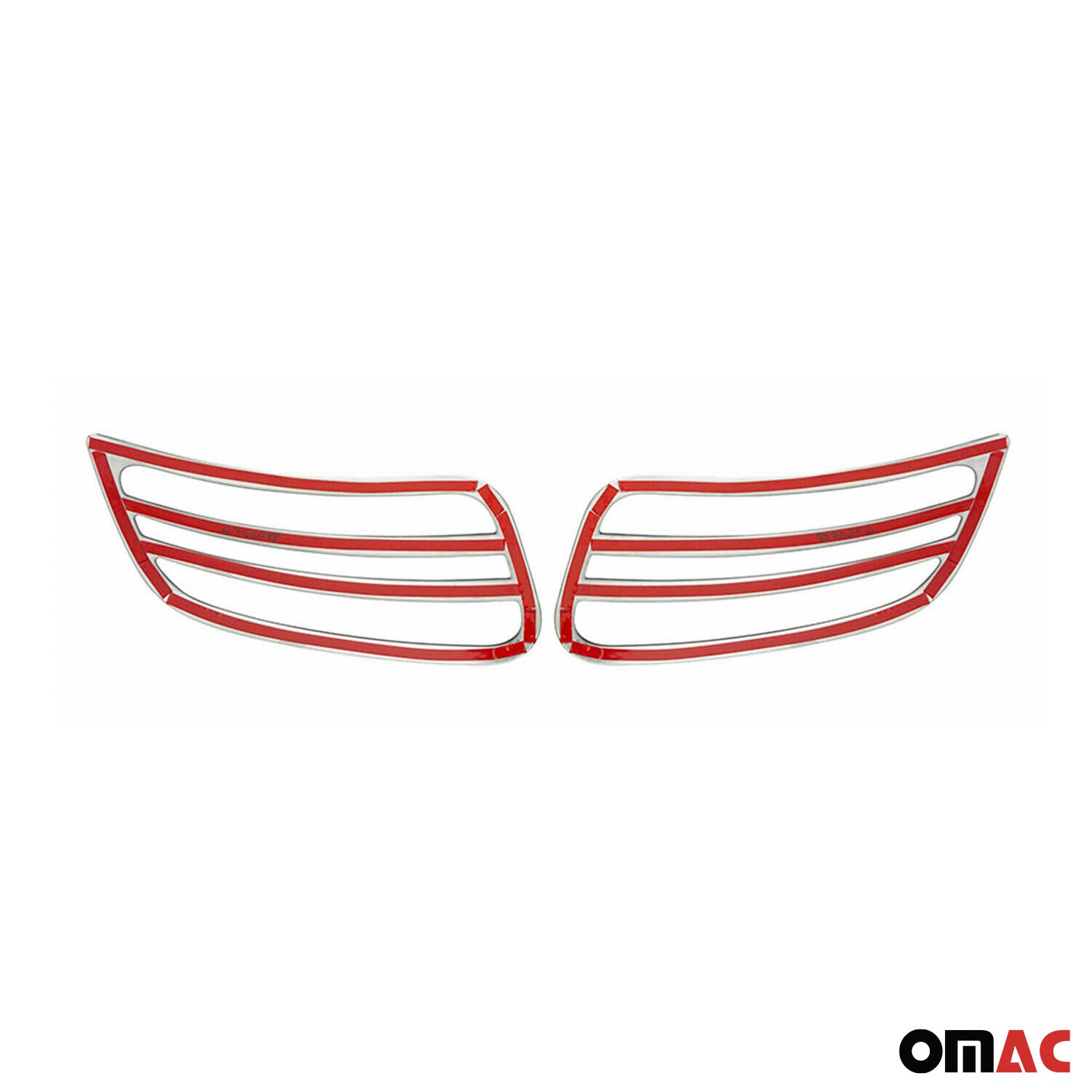 Front Bumper Grill Trim for Mercedes Sprinter W907 910 2019-2026 S.Steel 2Pcs