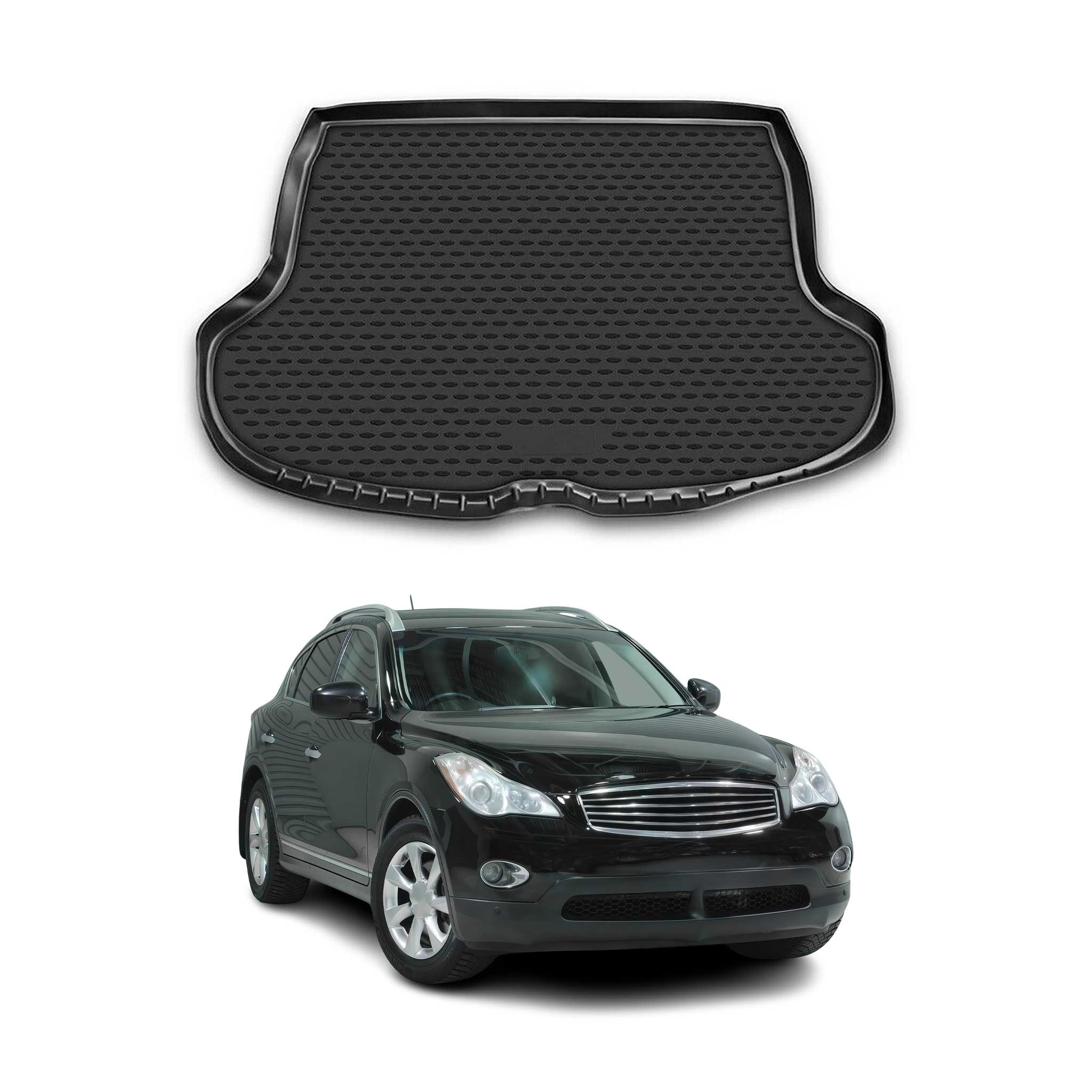 2008-2013 Infiniti EX35 EX37 Cargo Liner Trunk Mat All Weather Black