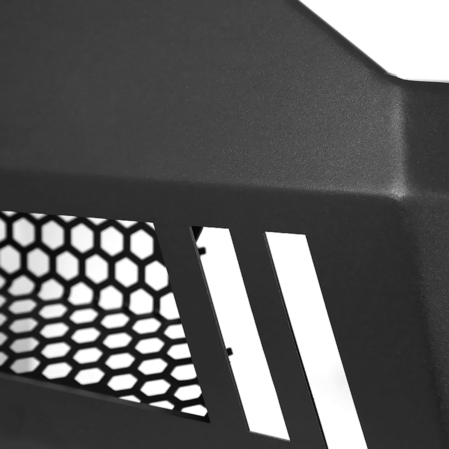 2011-2016 Ford F-150/F-250 Black Heavy Duty Steel Front Bumper LED Light Ports