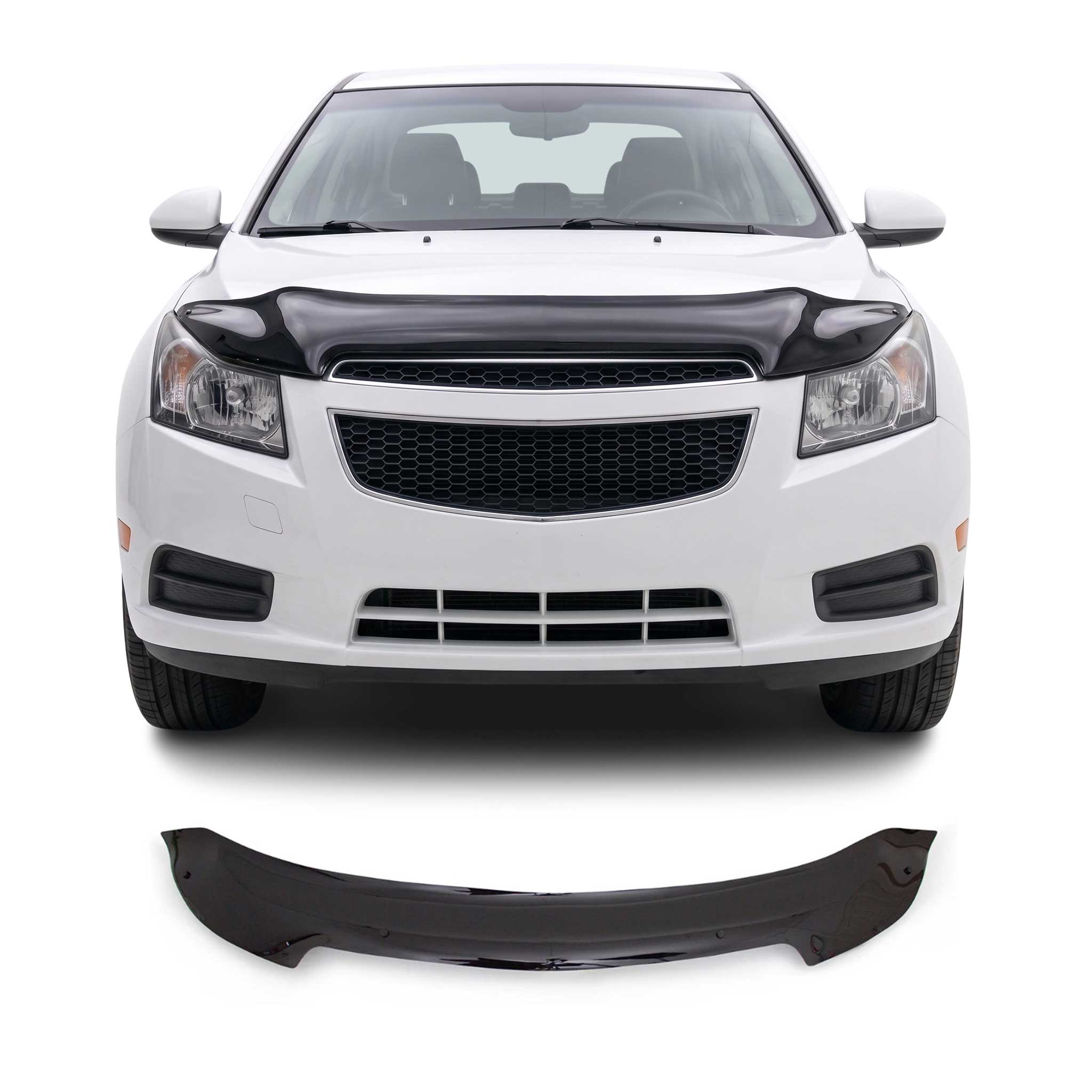2011-2015 Chevrolet Cruze Front Bug Shield Hood Deflector 1 Pc Smoke