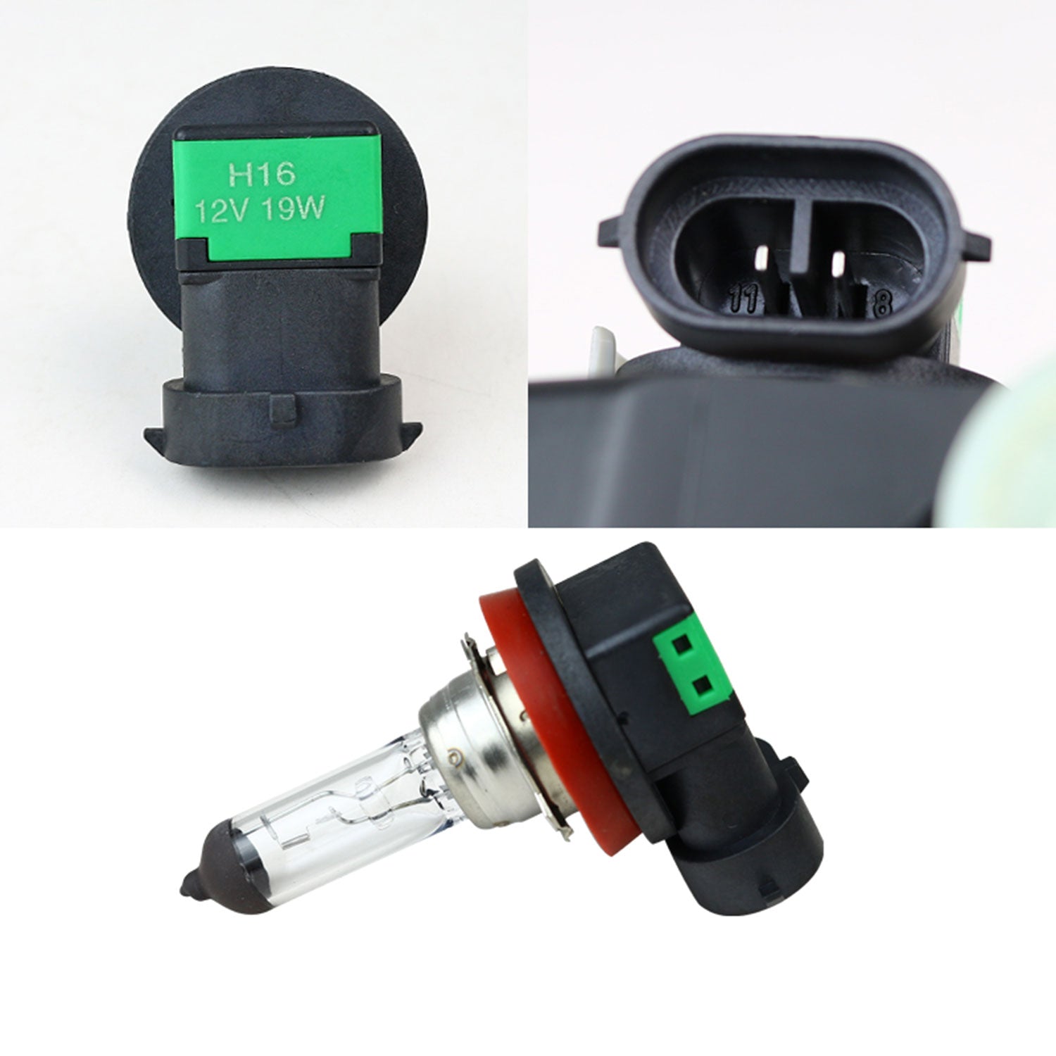 2015-2016 Toyota Highlander H16 Fog Lights Kit Chrome Housing/Clear Lens