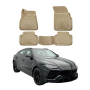2019-2024 Lamborghini Urus Floor Mats Liners Full Set All Weather Beige